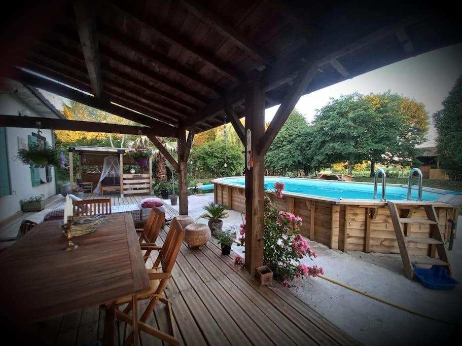 Maison Avec Piscine Proche Des Thermes Mauleon-D'armagnac Ngoại thất bức ảnh